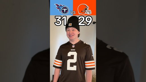 TITANS VS BROWNS RECAP😳🤣🏈 #nfl #football #titans #browns #skit #funny