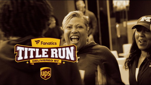 GO BLUE! | Fanatics Presents: Title Run delivered by UPS