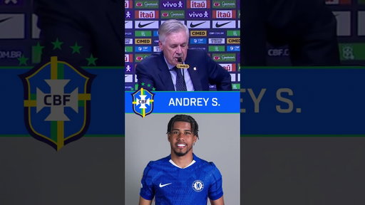 CONVOCAÇÃO DA SELEÇÃO BRASILEIRA POR ANCELOTTI! 🇧🇷👀🔥 #shorts