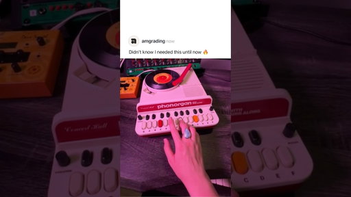 I’ve never seen this before 🤯 #music #vintage #nostalgia #phonorgan #vinyl #collector #collectibles