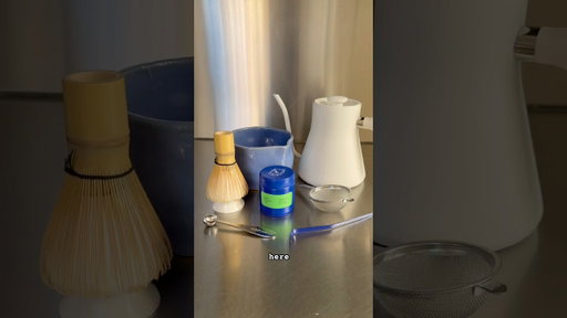 All of the matcha tools needed to make the perfect cup of matcha at home. #rockysmatcha #matchatools