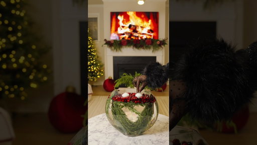 Christmas Beautiful Candle Centerpiece DIY