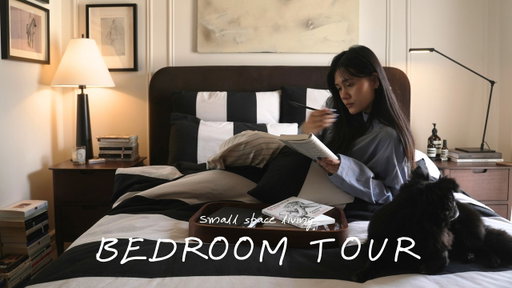Small bedroom tour | London apartment 🤎