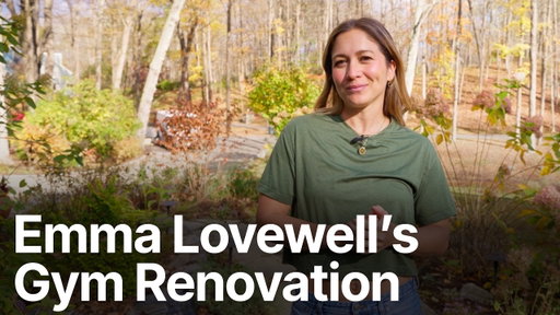 Emma Lovewell's Home Gym Renovation | Small Gym Make-Over