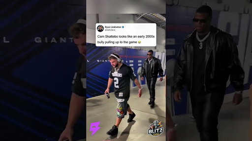 Cam Skattebo is ready to bully the cowboys all night #football #nfl