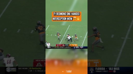 TY REDMOND ONLY NEEDS ONE HAND ✋ WHAT AN INTERCEPTION 🤯