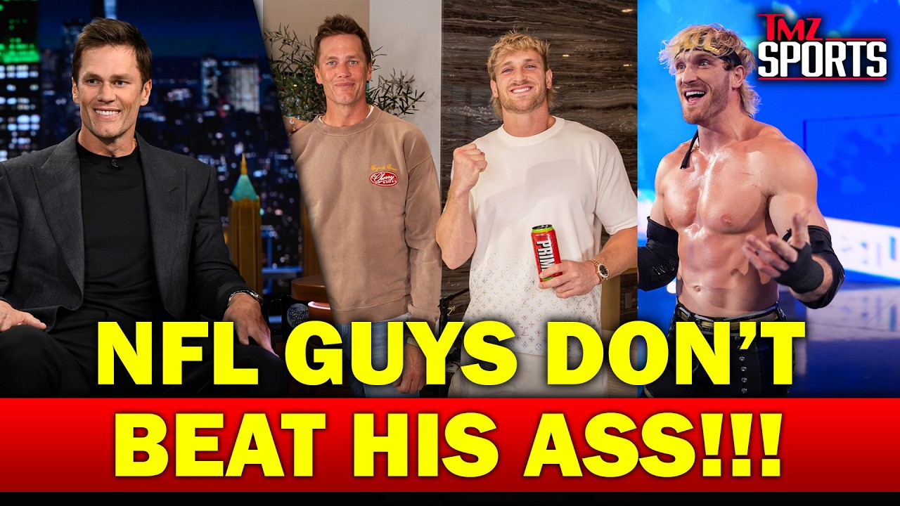 Tom Brady Tells NFL Players To Back Off Logan Paul, We're Not Committing Any Crimes! | TMZ Sports