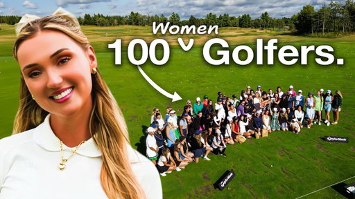 I invited 100 female golfers to a range and this is how it went!!!!