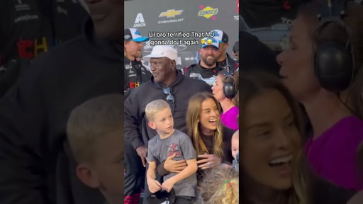 Michael Jordan with the Kid #michaeljordan