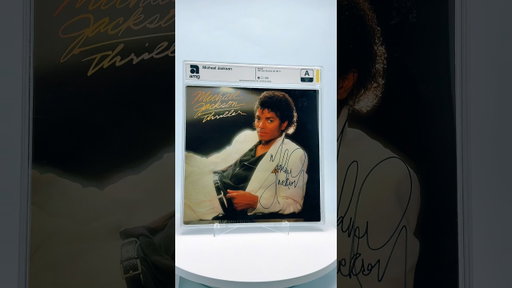 Thriller Vinyl Media : Signed by Michael Jackson #michaeljackson #thriller #pop #vinyl #autograph