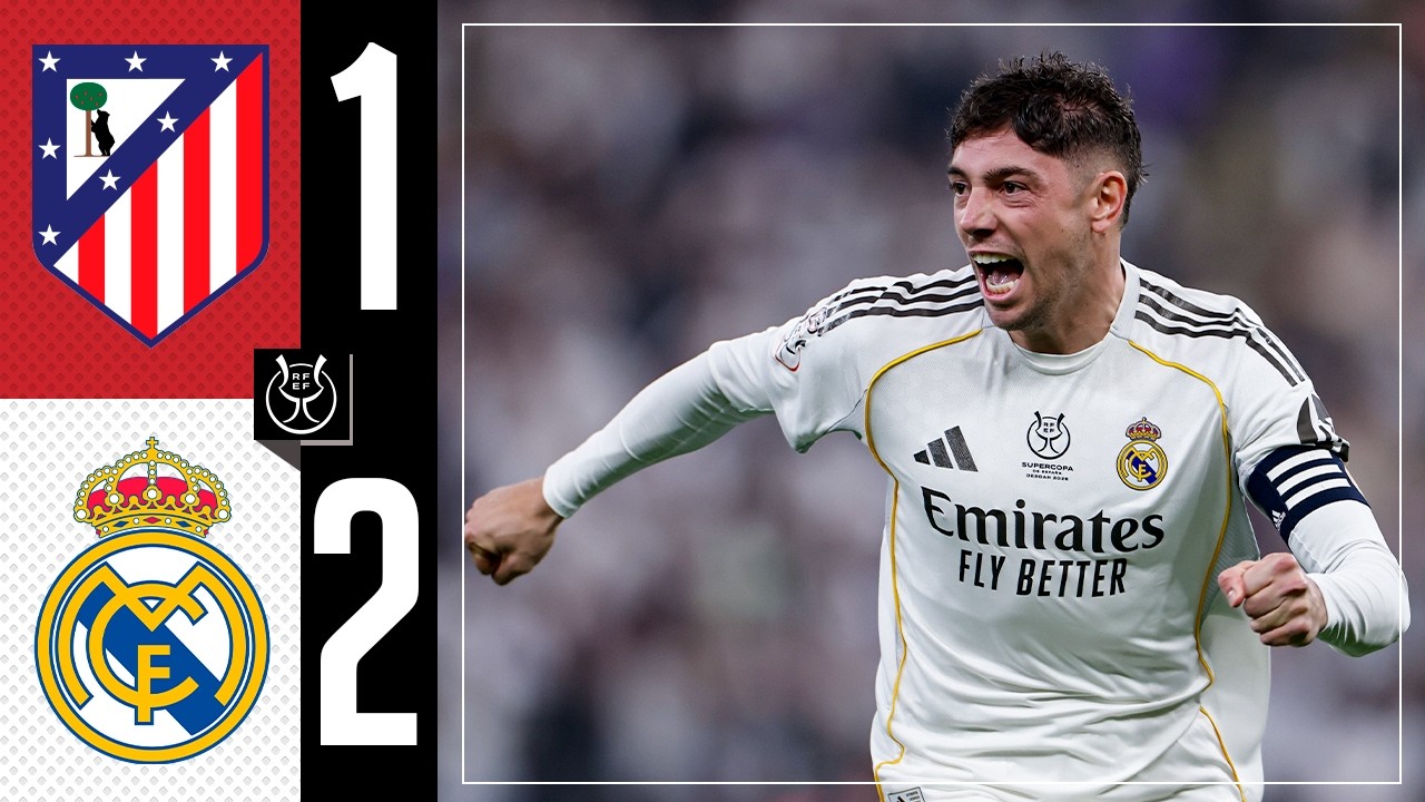 HIGHLIGHTS | Atlético de Madrid 1-2 Real Madrid | Spanish Super Cup