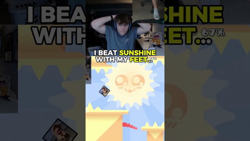 I BEAT SUNSHINE WITH MY FEET!