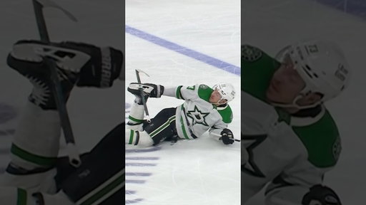 Adam Erne gets a stick stuck in his skate 😳 #hockey #nhl