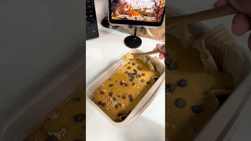 Pumpkin Banana Bread 🧺✨ #fallbake #fall2026 #shorts #recipe