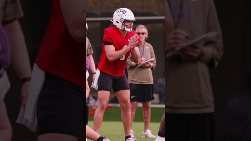 Jaden Craig has had a seamless transition to his new playbook at TCU 🏈 #collegefootball #tcufootball