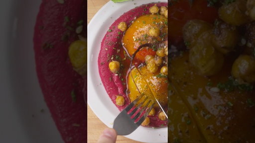 Pan-Roasted Beetroot Hummus
