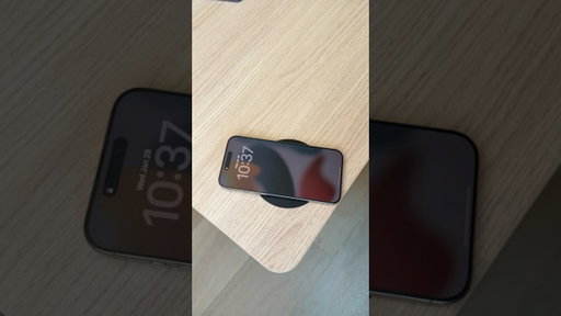 Amazon Invisible Wireless Charger #youtubeshorts #officemusthave #amazonoffice #phonecharger