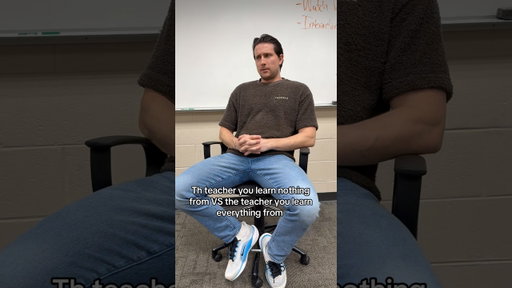 The teacher you learn nothing from VS the teacher you learn everything from