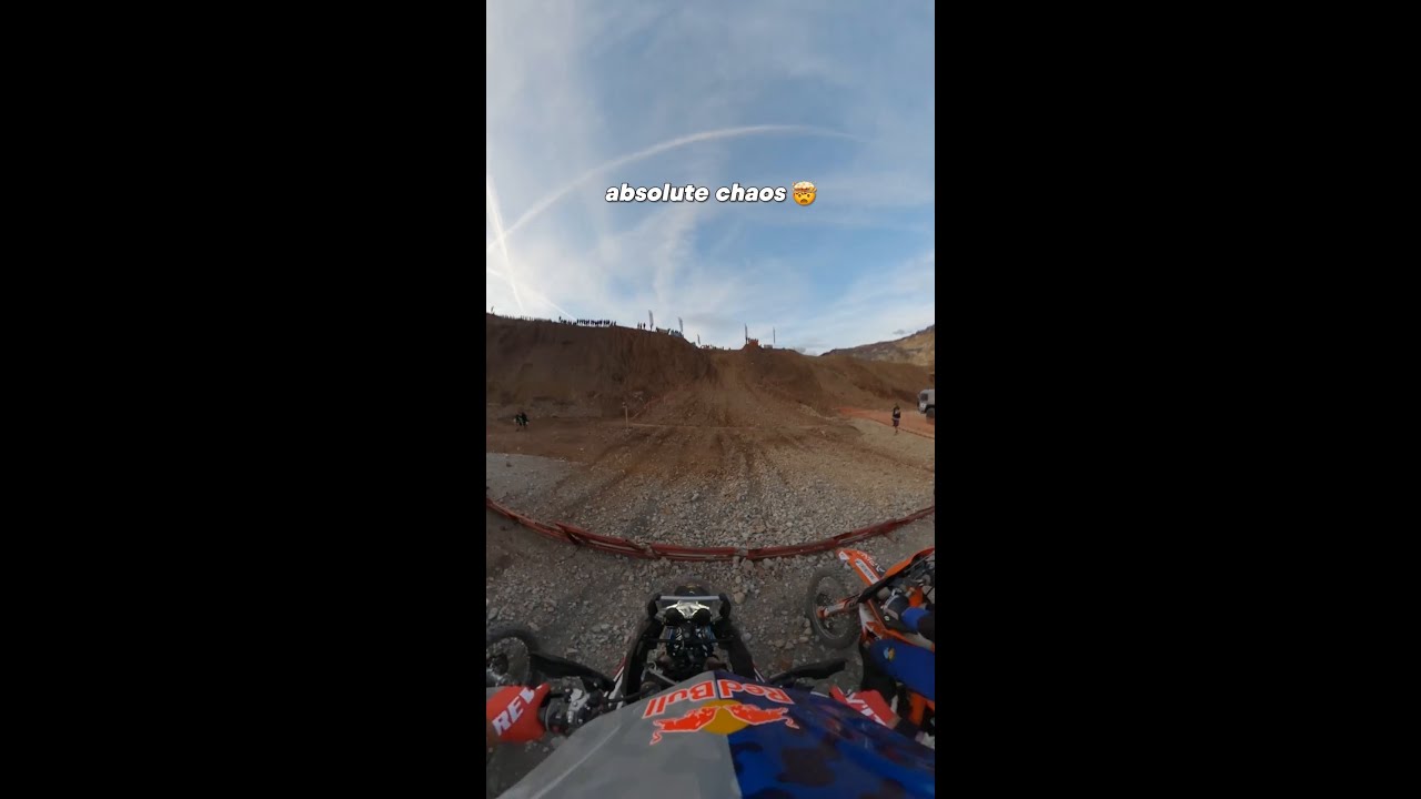 Front row seat to the dirt action 👀 full onboard live on Red Bull Motorsports YouTube 🤘