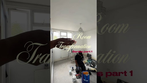 Bedroom makeover series part 1 🎀✨ #bedroommakeover #roomdecor #roomtransformation #renovation