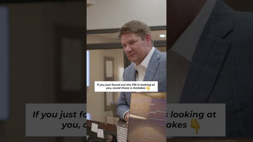 Finding out the FBI is looking at you can be overwhelming.