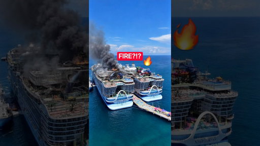 What happens if a cruise ships CATCHES FIRE? 🤯🔥