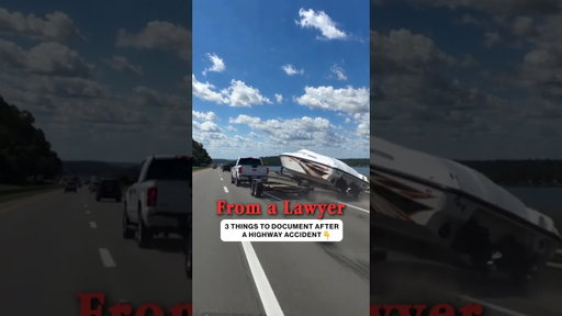 What to Do Before You Leave a Highway Accident