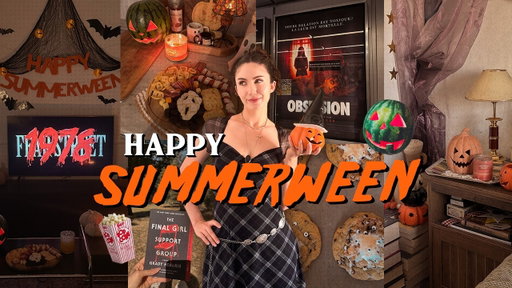 🎃🌲 Happy Summerween: baking, decorate with me, spooky crafts, movie night, book recs & more...
