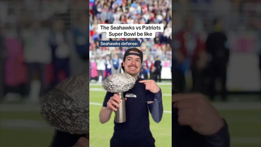The Seahawks vs Patriots Super Bowl be like😂🏈