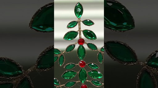 18" Faceted Jewel Tree by Valerie | QVC