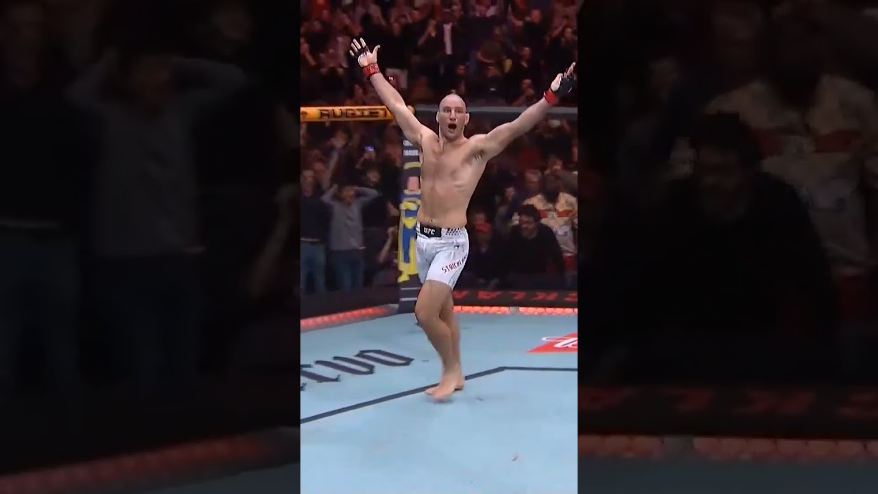 SEAN STRICKLAND FINISHED FLUFFY #ufchouston