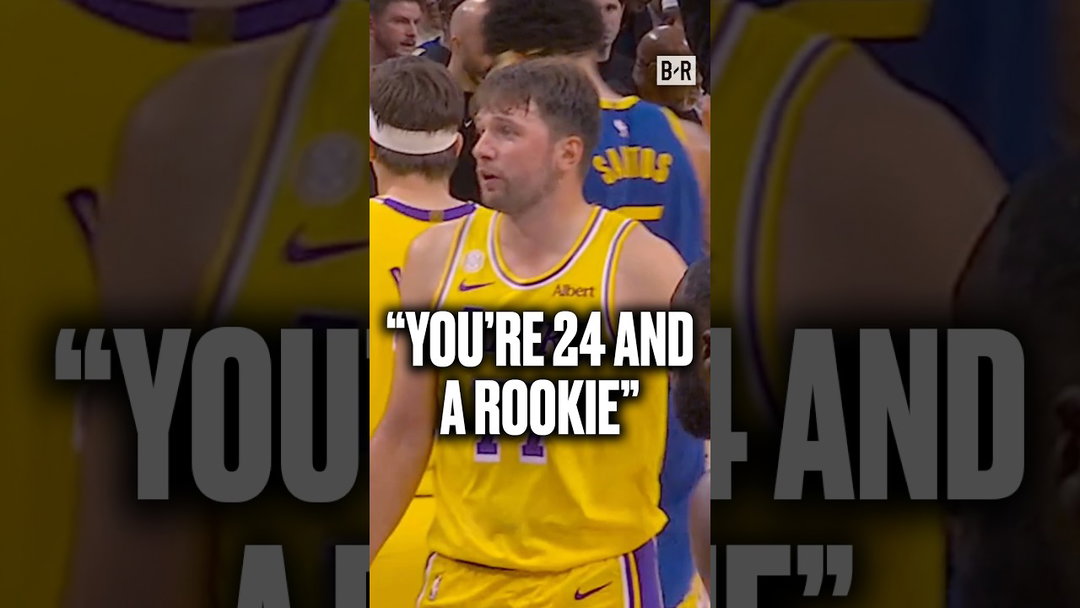 Luka had more words for the rookie 😳