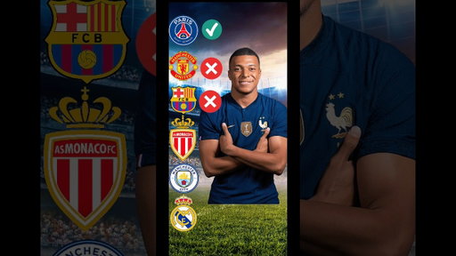 Kylian Mbappé Football Clubs 🤯🔥 #shorts #football #fyp #100kvews
