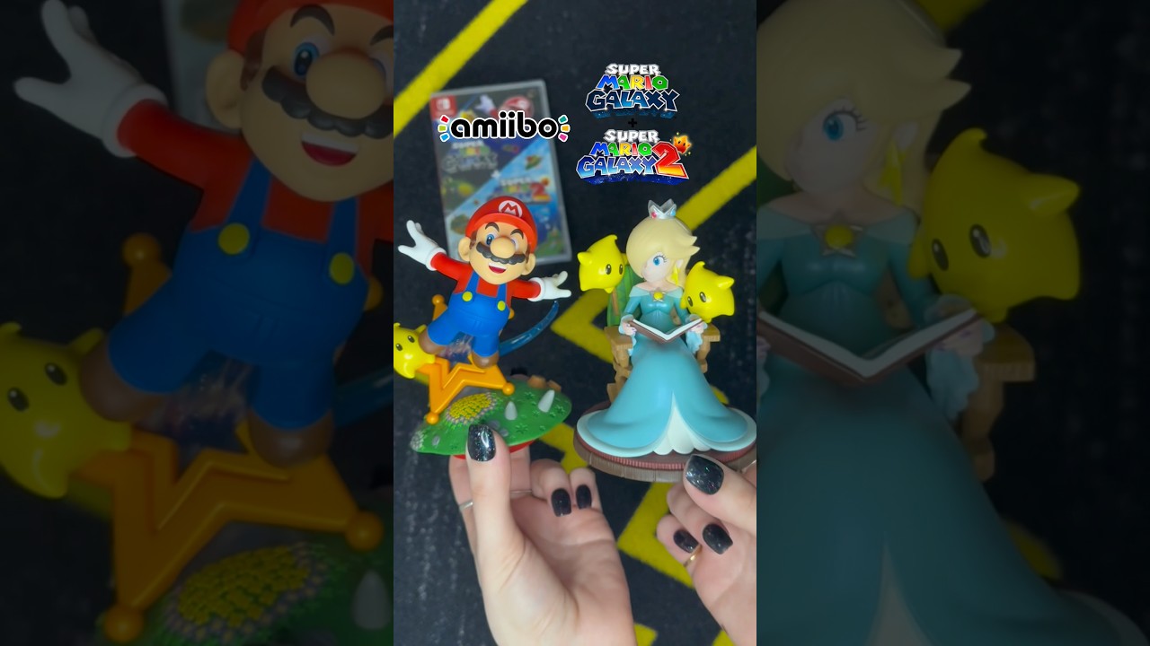 Unboxing the NEW Rosalina and Mario amiibos #supermariogalaxy #supermariogalaxy #nintendoswitch