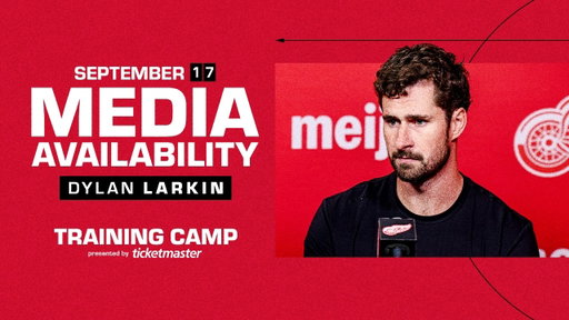Dylan Larkin Media Availability | Detroit Red Wings Training Camp | 9/17/26