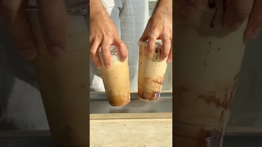 Chocolate Spanish iced latte #coffee