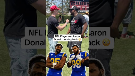 NFL Players on Aaron Donald coming back 😳🔥#shorts