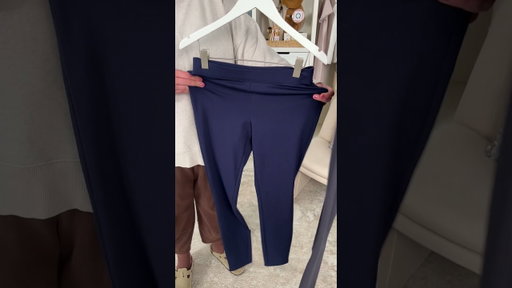 Women with Control Pull On Luxe Ponte Leggings | QVC