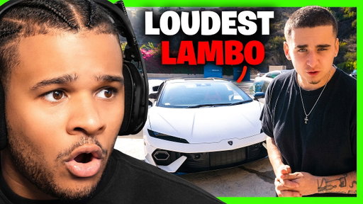 Fanum reacts to Lacy's NEW $400,000k Lamborghini