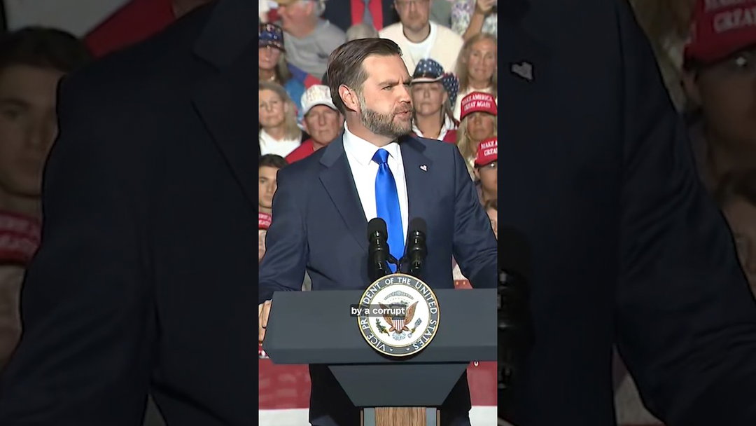 Vance mocks protester at NC rally