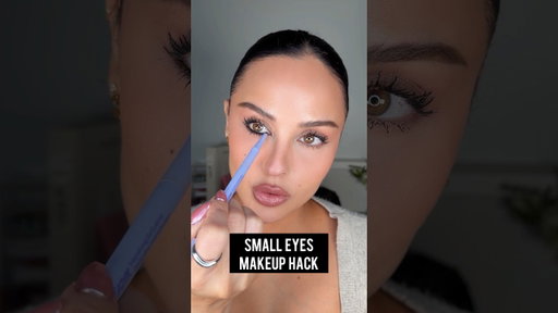 Small Eyes Makeup Hack l Christen Dominique