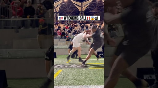 The RUN ➡️ The Backflip ➡️ The Walk Off 😳💥 #RUNIT #new #sports #viral #viralvideo #collision