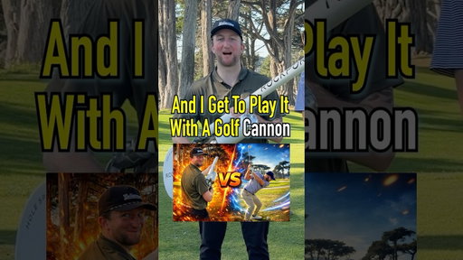 Golf Normal vs Golf Cannon!! #golf #shorts #golfer #pga