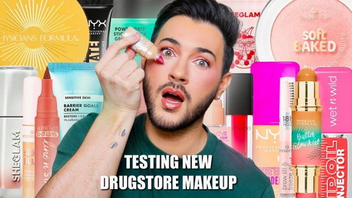 Testing New OVERHYPED Drugstore Makeup! im kinda shocked...