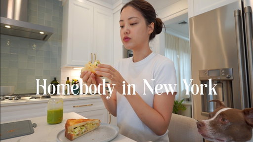 Homebody in New York | Newlyweds real morning routine *jump scare*, comfort food, home projects!