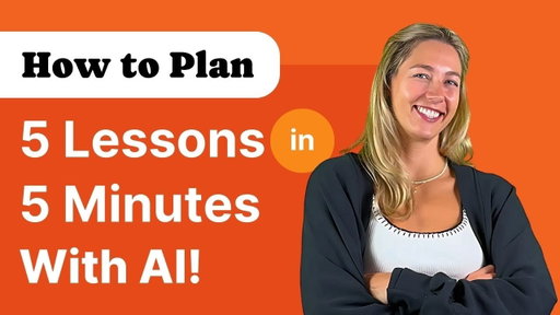 Plan a Week of Lessons in 5 Minutes!