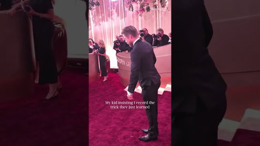 My kid insisting to record their newest trick #shorts #humor #celebrity #derekhough