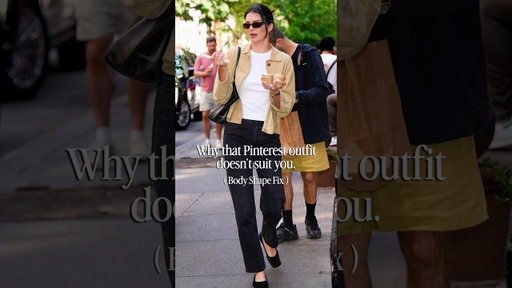 Pinterest Outfit Fix 📌 bodyshape styling tips #pinteretinspo #kendalljenner #bodyshapes