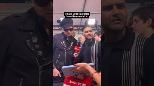 Asking celebs what their favourite Canadian snack is at the Junos!
