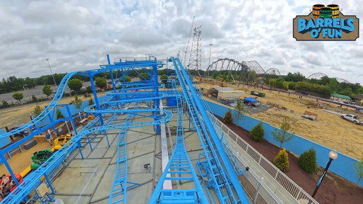 NEW FOR 2026 - Barrels O' Fun on the Shoreline Pier at Six Flags Great Adventure